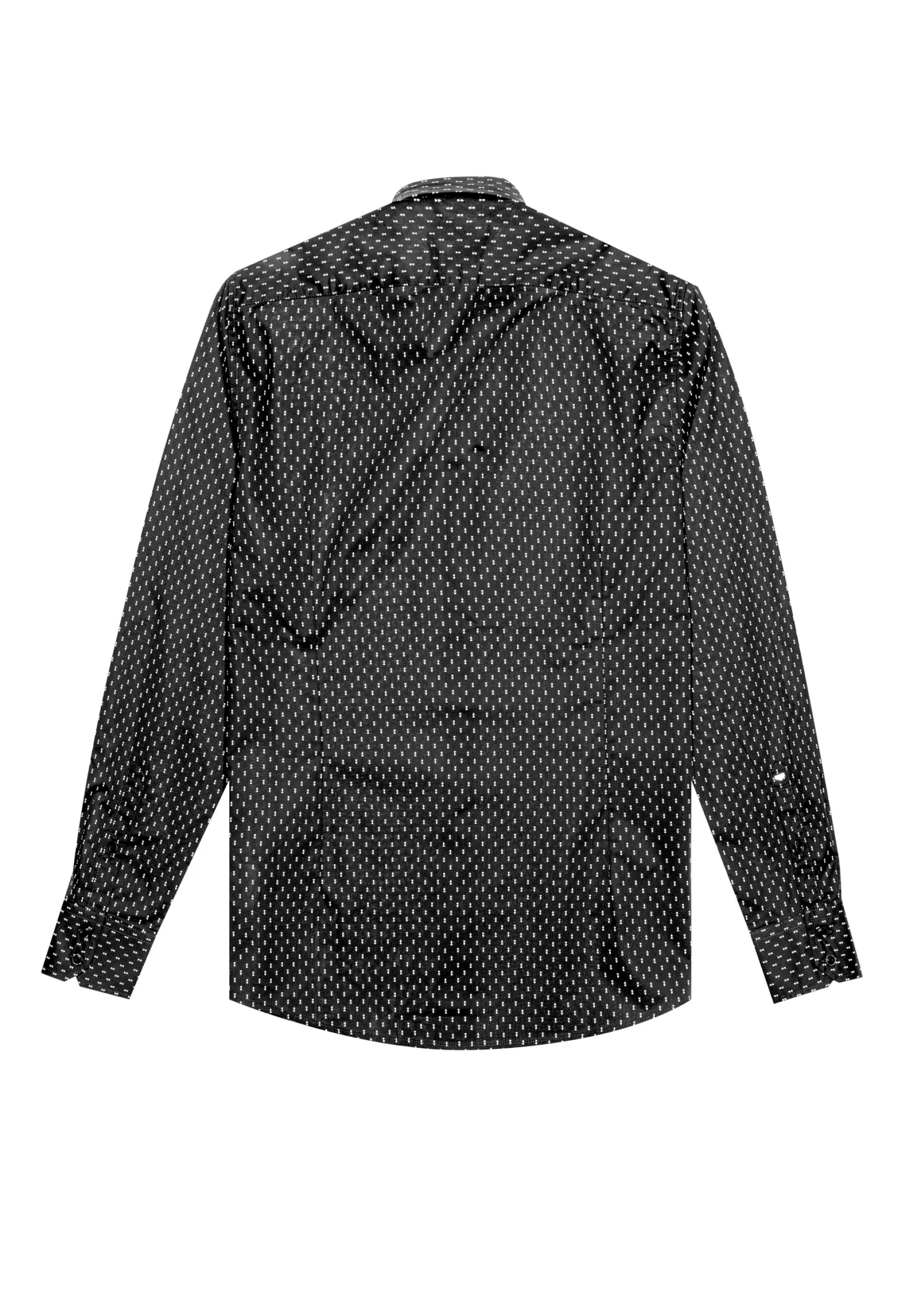 Discount "NAPOLI" SLIM FIT SHIRT IN SOFT-FEEL COTTON WITH ALL-OVER MICRO PRINT Shirts