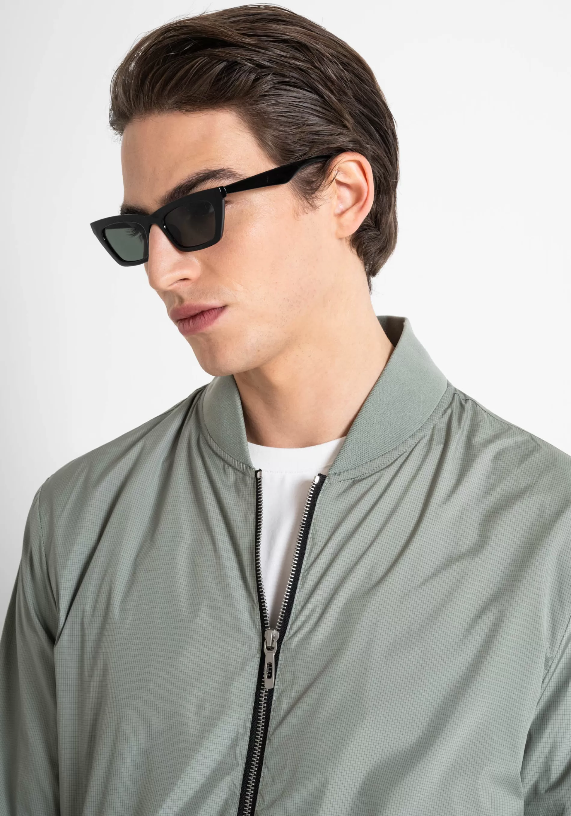 Online REGULAR FIT SHOULDER PIECE IN RIB STOP TECHNICAL FABRIC WITH LOGO PLAQUE Field Jackets and Coats